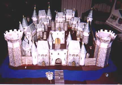 paper model of the Fantasy Castle