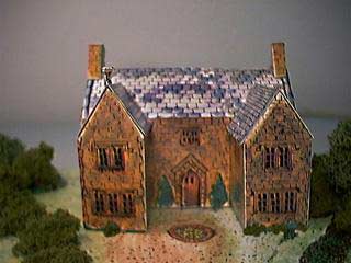 17th Century Manor House paper model