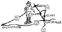 James Marshall's Cabin-map