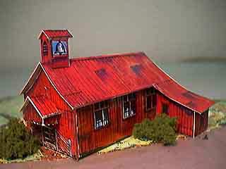 Mission Church paper model