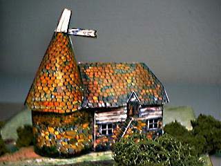 Oast House paper model