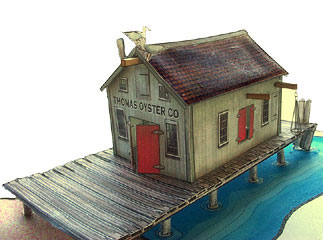 Oyster Shack paper model