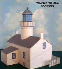 Pt Loma Light House model