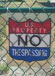 Point Wilson keep out govt sign