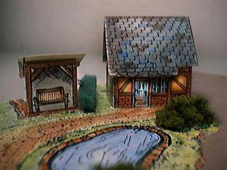 paper model of the Shepherd's Cottage
