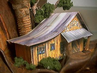 Blacksmith Shop paper model 