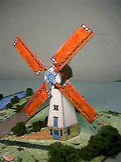 Smock Wind Mill paper cardmodel