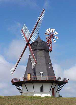 Smock MIll with Fan Tail