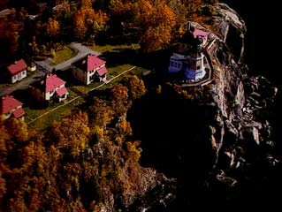 Split Rock Lighthouse top view