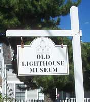 Stonington Lighthouse sign