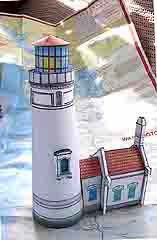 Umpqua River Light House paper cardmodel