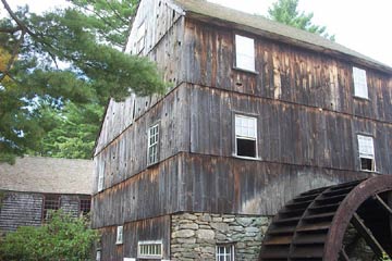 grist watermill new england