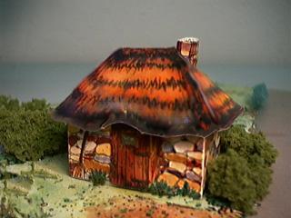 Haunted House paper model