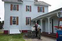 Yaquina Bay Lighthouse-rear