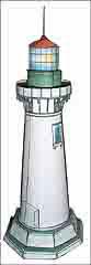 Yaquina Light House model-tower drawing