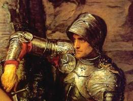 painting of a knight