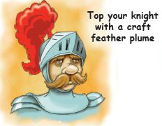 cartoon of a knight