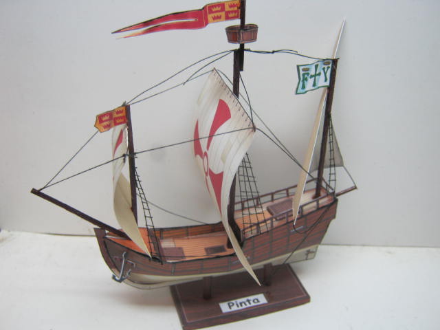 pinta paper model by bob martin