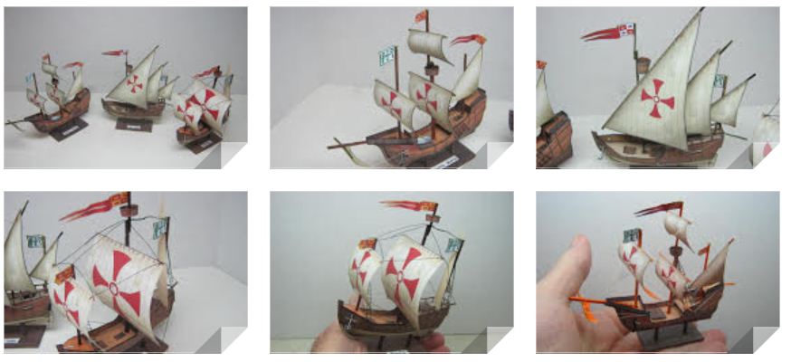 Birdman's Pinta Paper Model
