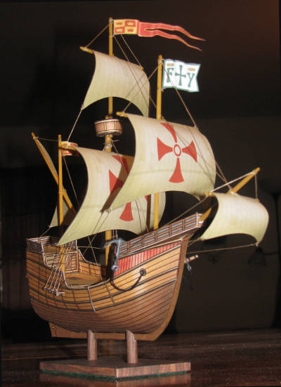 Santa Maria Paper Model