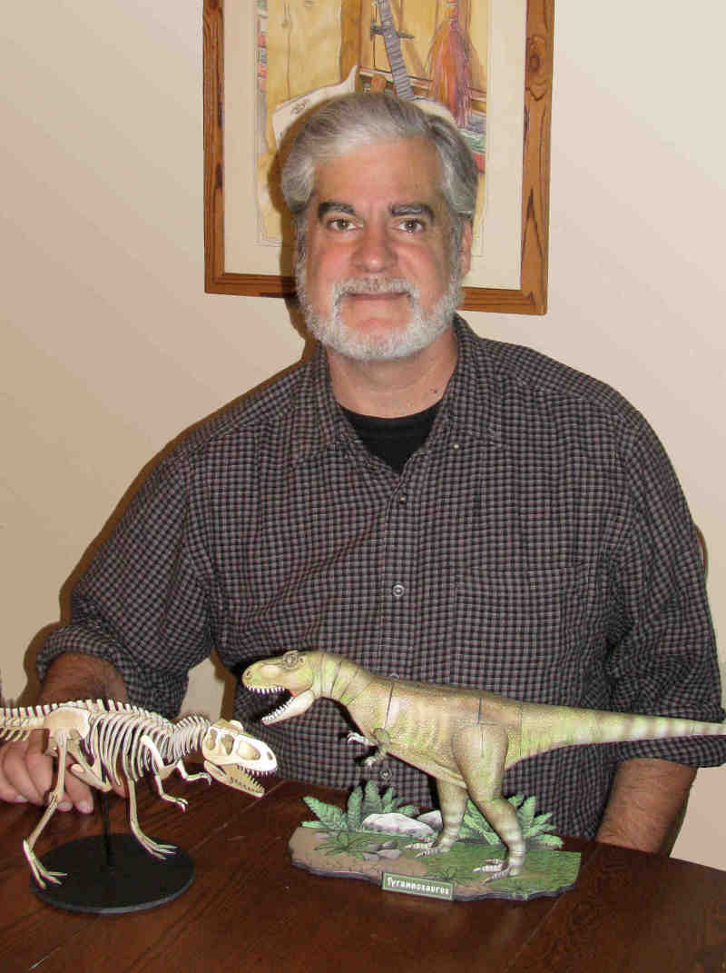 Richard with T Rex and Xray T Rex