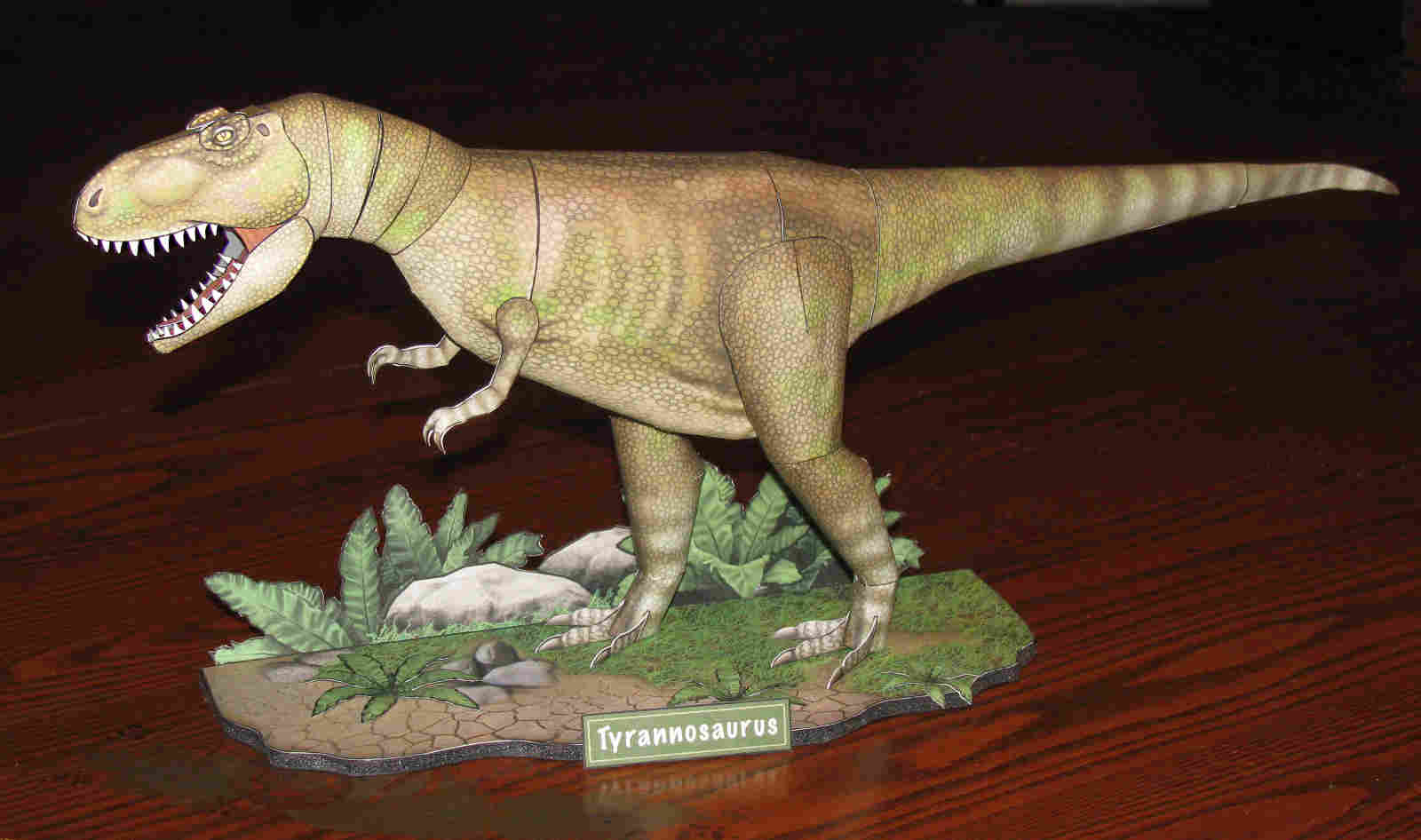 Richard Derry with T Rex