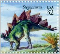 stegosaurus postage stamp USA