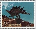 stegosaurus postage stamp United States