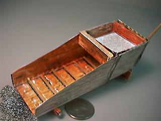 Gold Rocker Box paper model