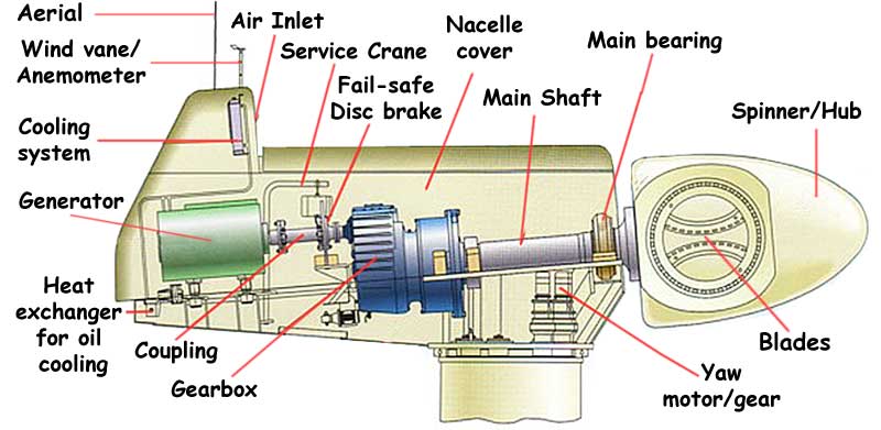 Wind Turbine Cutaway