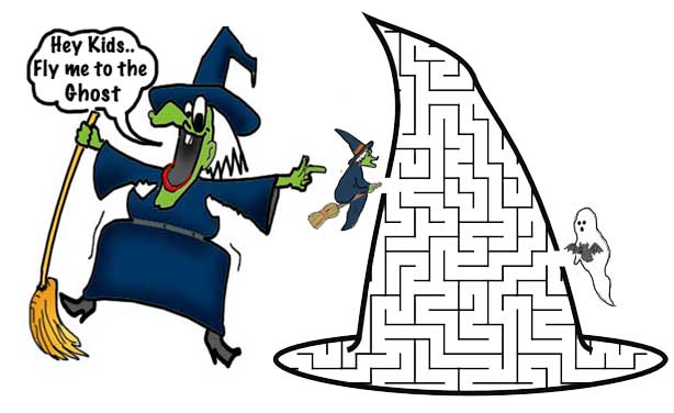 The Witch Maze Game