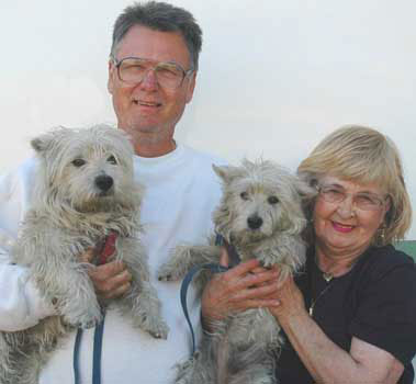 Annie and Missie-Me and George