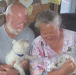 New Westie owners-Hiram and Carol