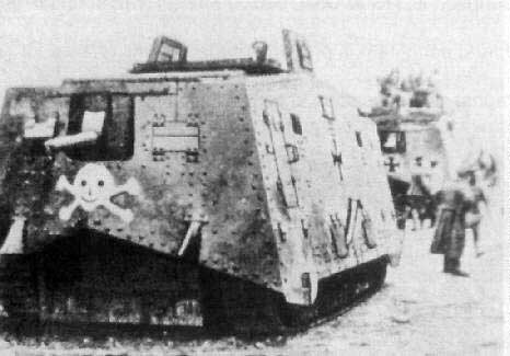 Finished A7V WWI tank