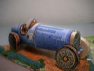 paper model of the The Bugatti Racer