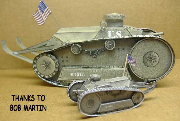 Ford M1918 Light Tank paper model