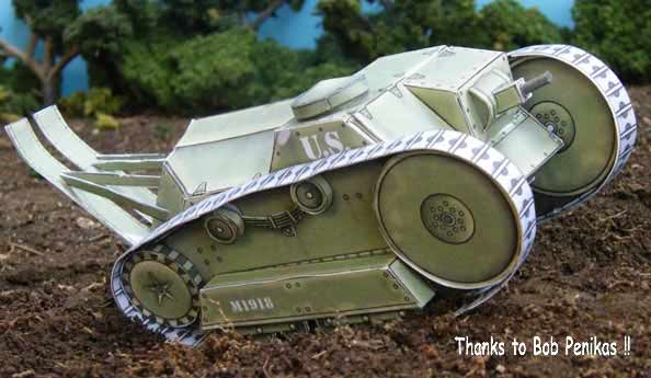 Ford M1918 M-1918 WWI 3 Ton Light Tank