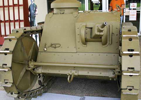 Ford M1918 WWI 3 ton light Tank fully restored and on display at public attraction