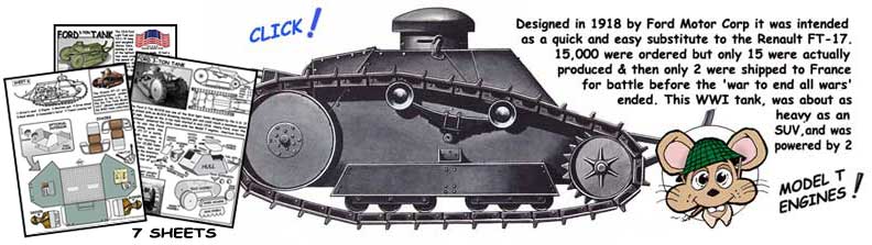 Ford WWI Tank advert
