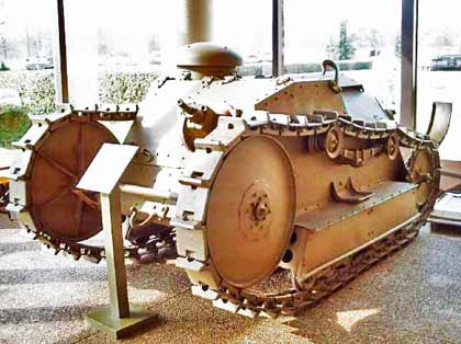 Ford M1918 WWI 3 ton light Tank on display