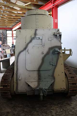 Leichter-Kampfwagen-LK-II WWI German Tank-rear view