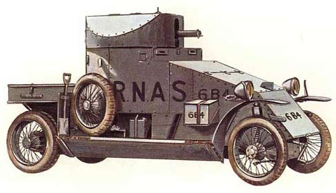 Lanchester Armored Car of 1915