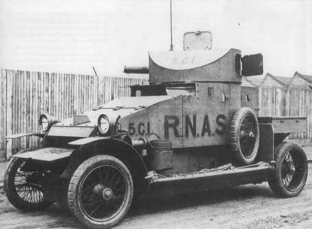 Lanchester Armored WWI Car