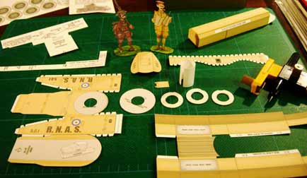 Lanchester armorewd car fan layout of downloadable card model