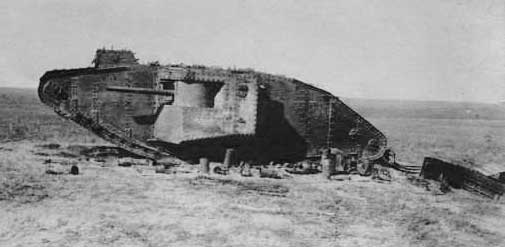 Mark IV WW1 Tank- wrecked in France