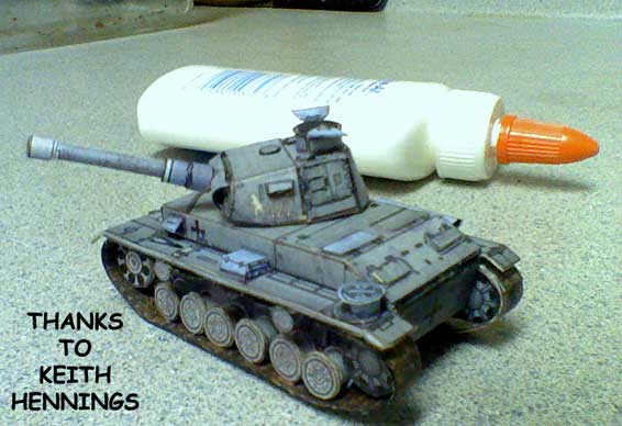 PANZER TANK downloadable cardmodel