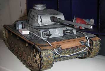 Panzer PzIII paper model