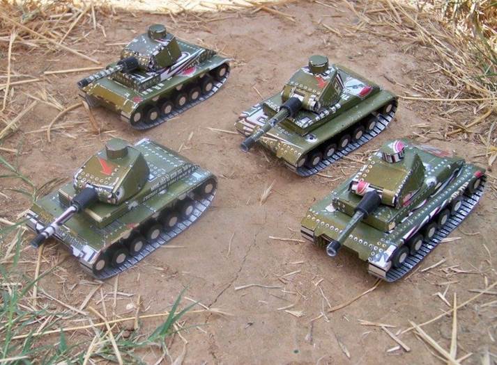 PANZER TANK downloadable cardmodel