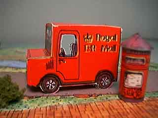The Post Van paper model
