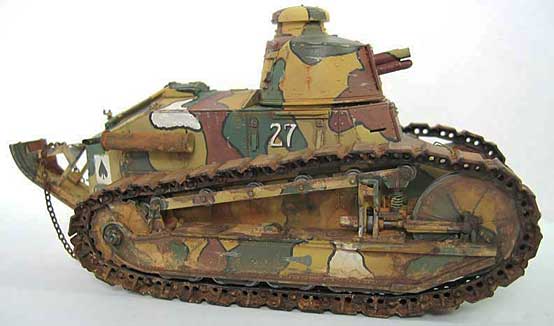 Side view of the FT-17 light tank